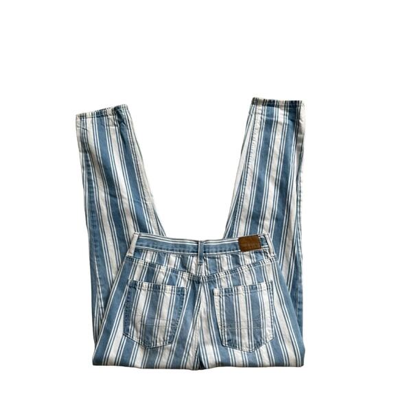 American Eagle Outfitters High Rise Mom Jean Stripes AEO - Picture 3 of 8